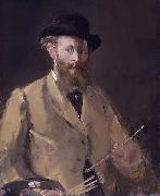 Selbstportrat mit Palette Edouard Manet